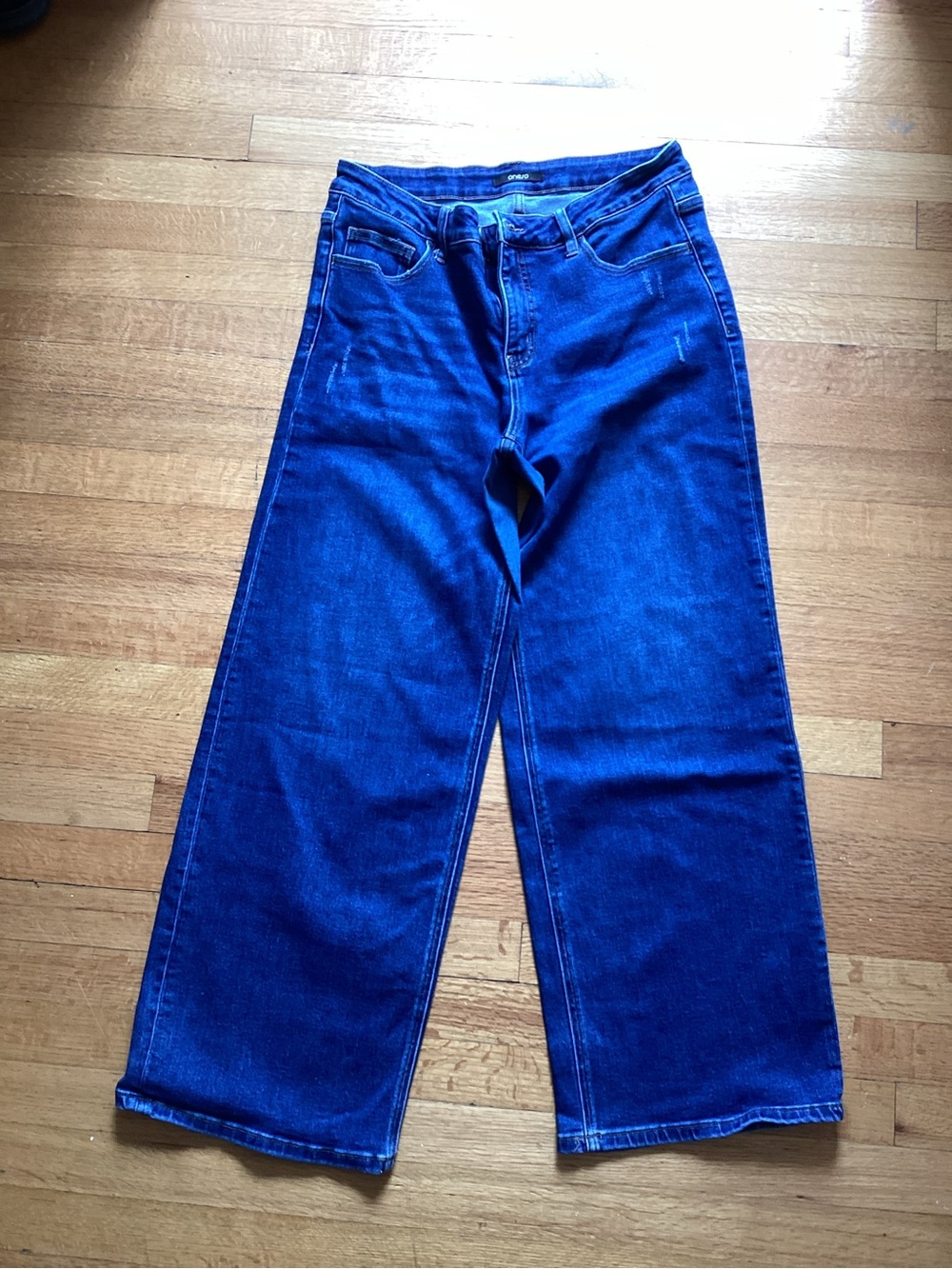 Source Unknown Classic Wide-Leg Jeans in Bright Blue